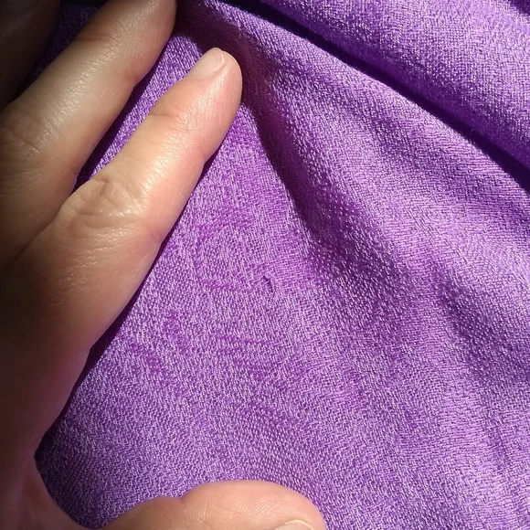 Pashmina scarf, warm tone purple - Picture 2 of 6